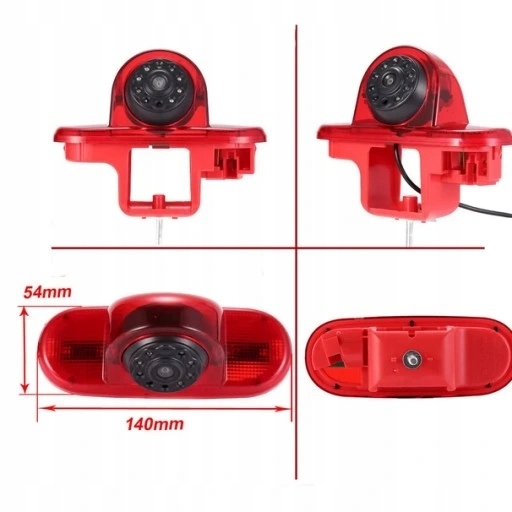 ZESTAW COFANIA STOP Z KAMERĄ REGULOWANY KĄT MONITOR 7' TRAFIC VIVARO COMBO Model TRAFIC
