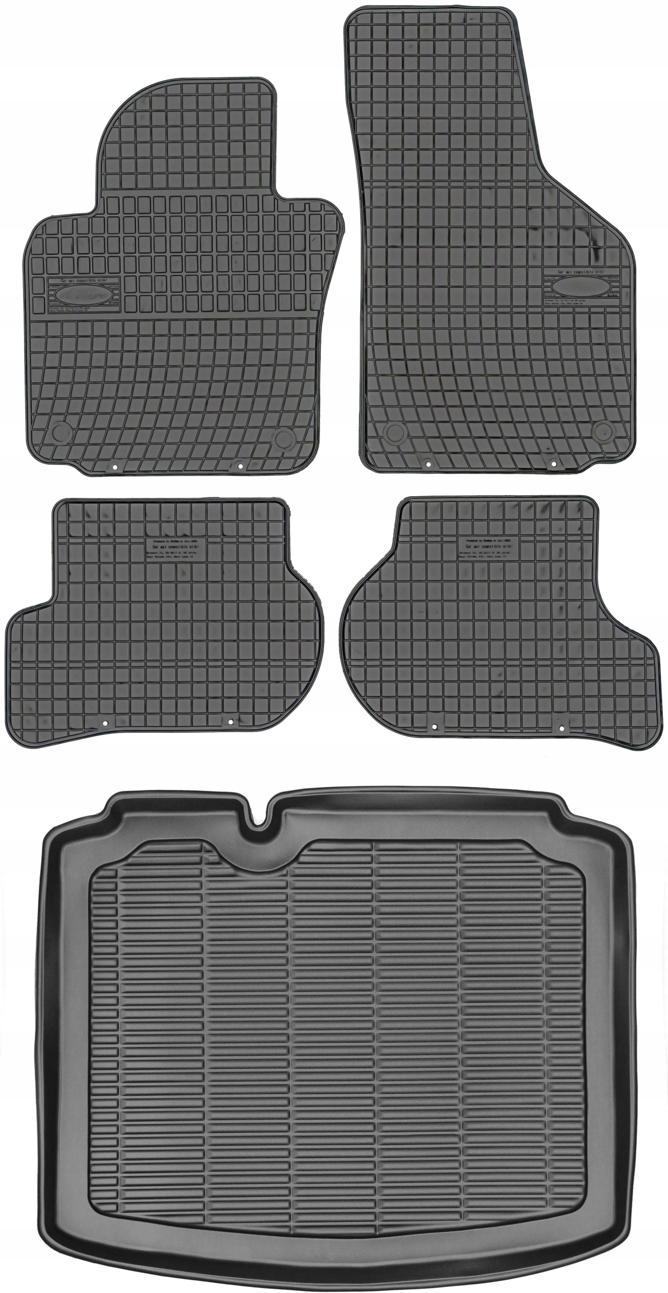 Seat Leon II Hatchback od roku 2005-2013 Sada Koberce batožinový priestor