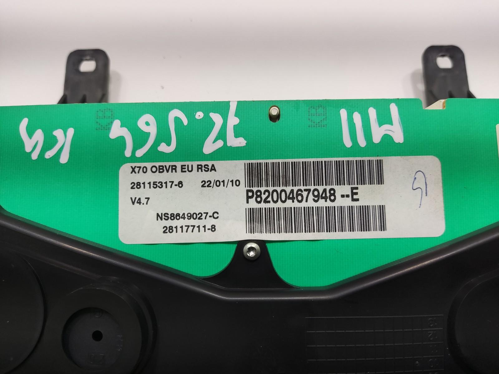 dials RENAULT MASTER II LIFT 2.5 DCI 2004-2009 8200467948E EUROPA
