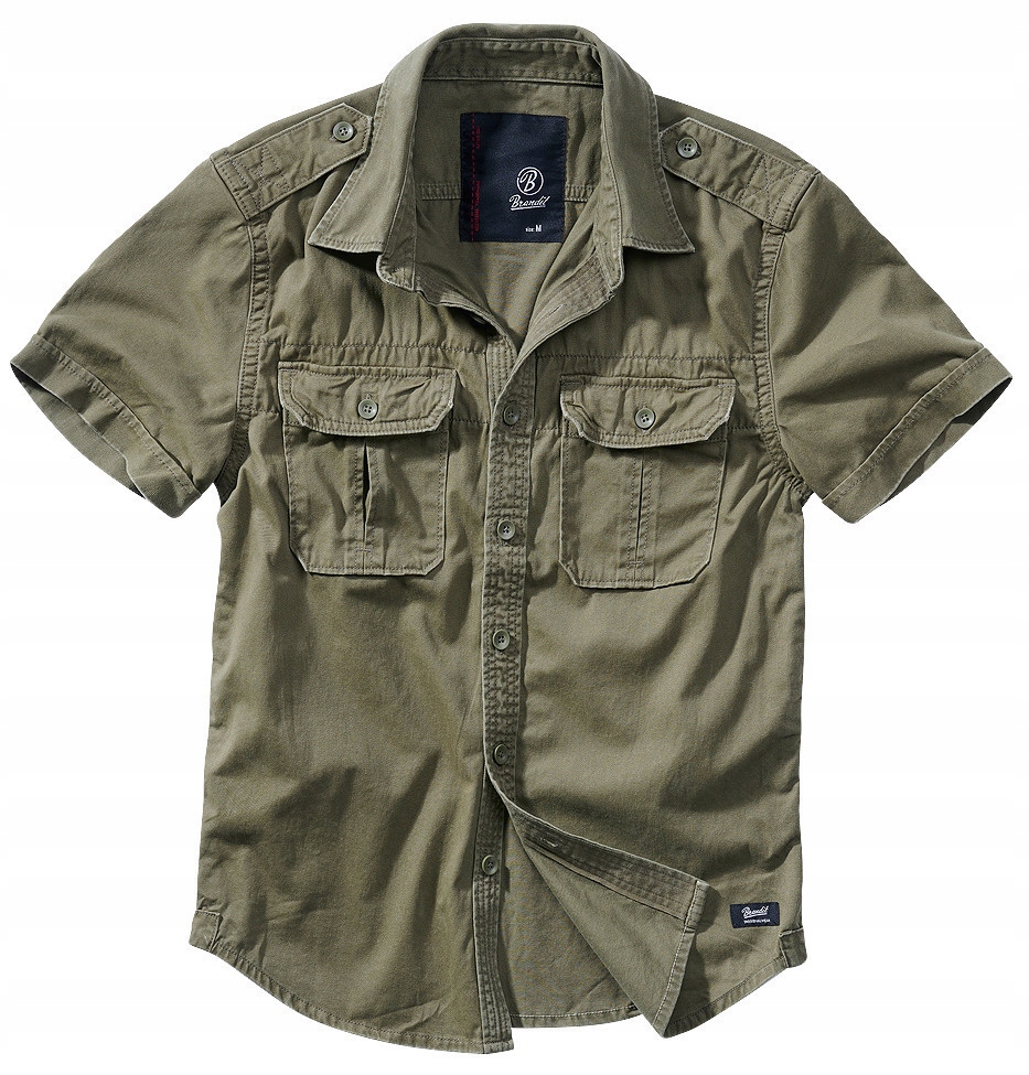 Koszula Brandit Vintage Shirt shortsleeve olive 4XL