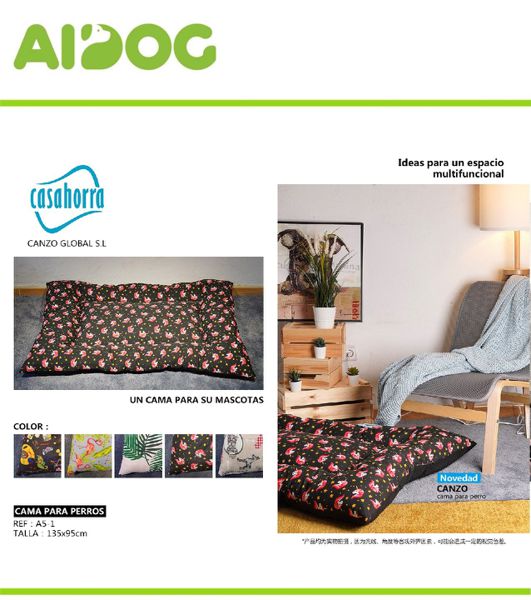 Levně Pelíšek pro psy XXL 95x135 cm A5, náhodný vzor