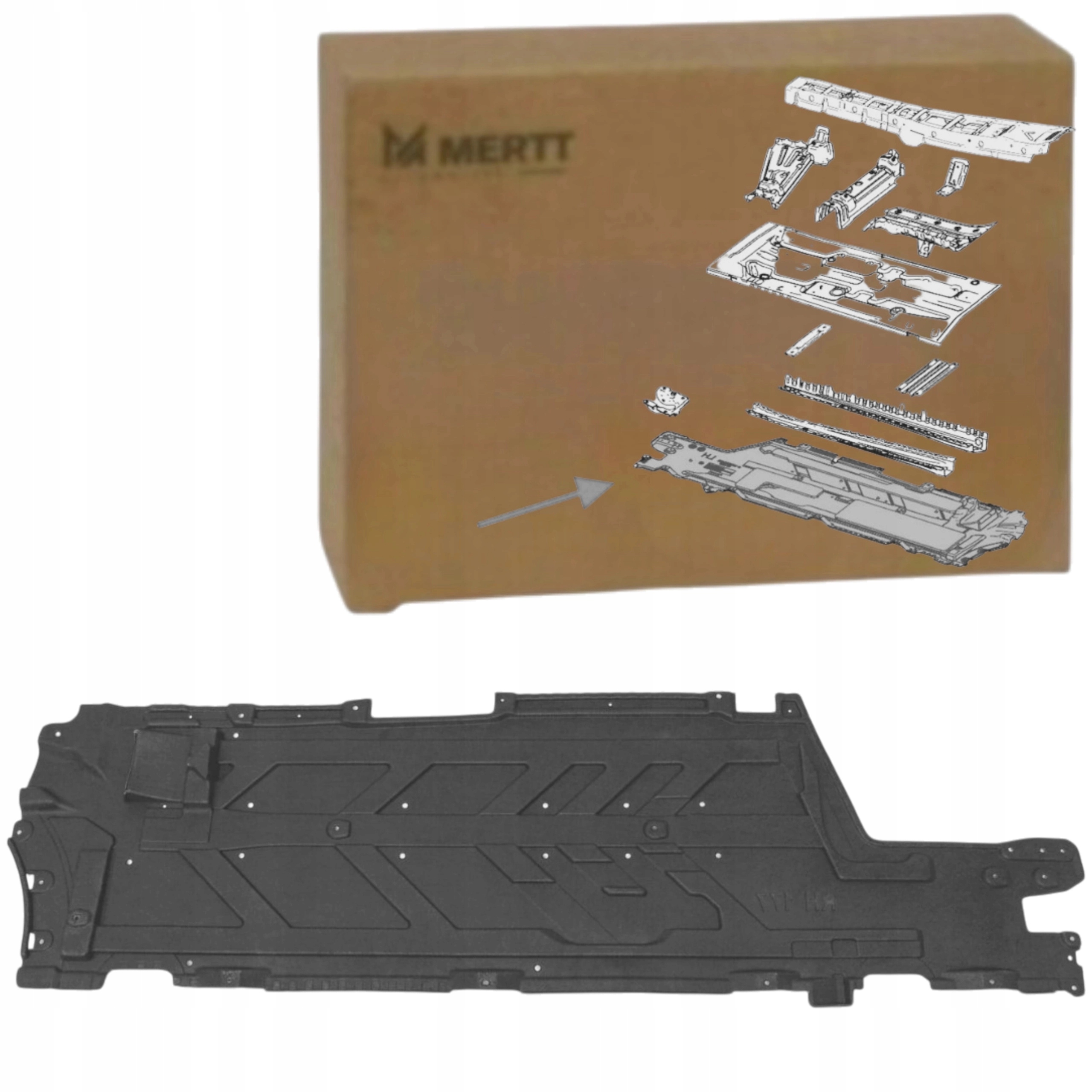 Plastový Kryt Podvozku Levý Mercedes A-class W177 2018+ A1776808503