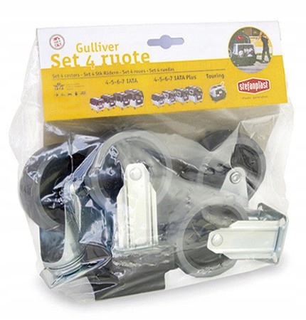 Levně Stefanplast Sada 4 koleček pro transportér Gulliver Iata 4, 5, 6, 7 [96328]