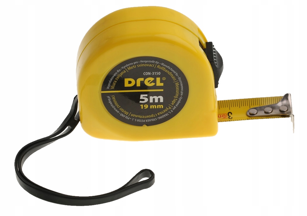 

Miary Miara Zwijana 5m Ze Stopem Taśma Miarka