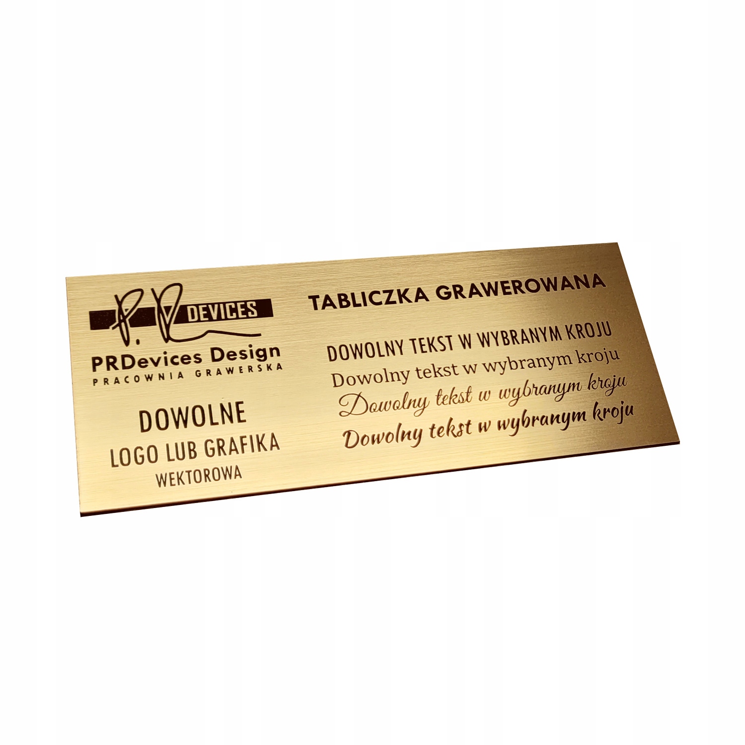 

Tabliczka grawerowana 15x5cm Laser grawerowanie