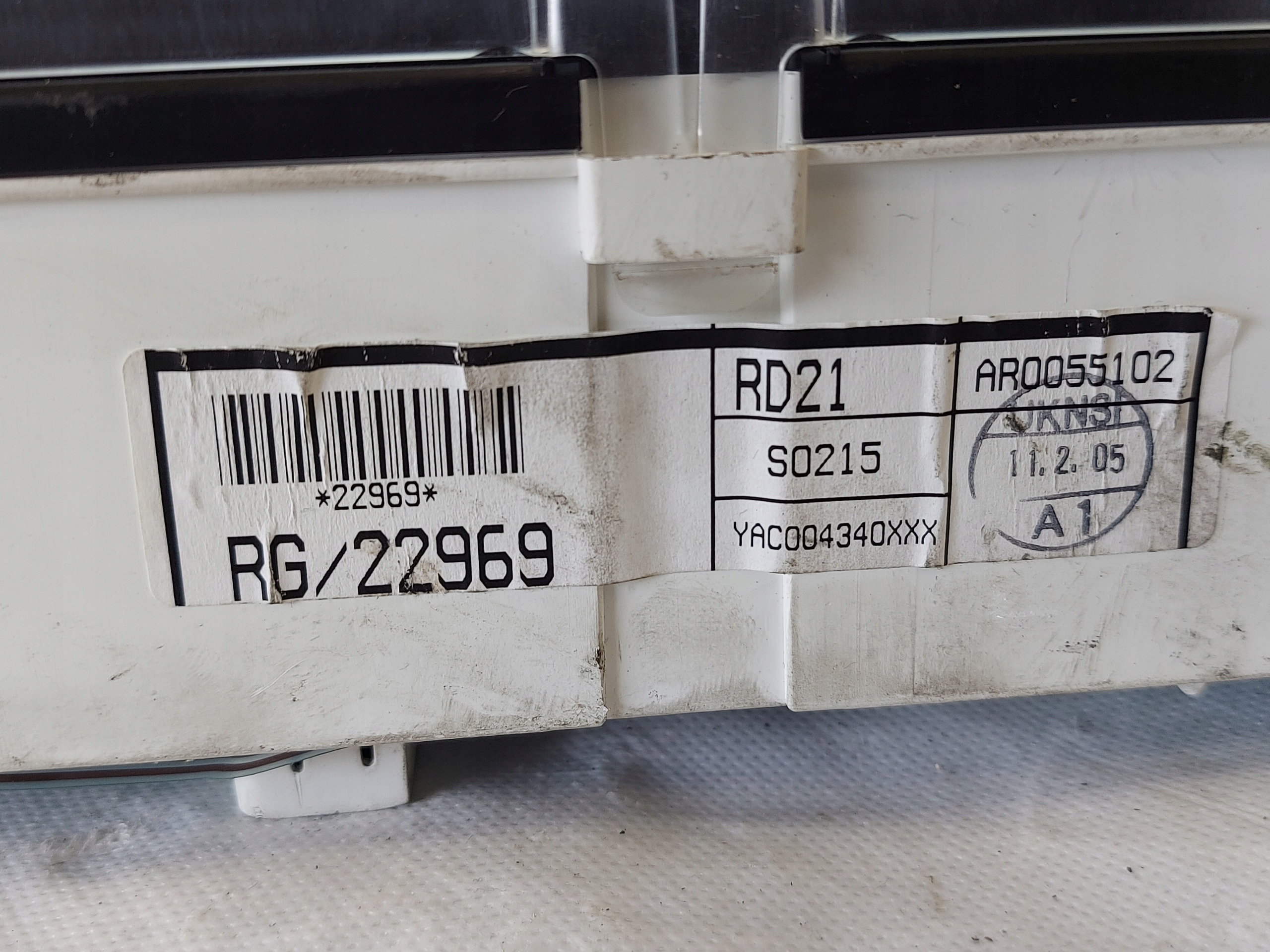 budíky hodiny ROVER 45 1.6 B AR0055102