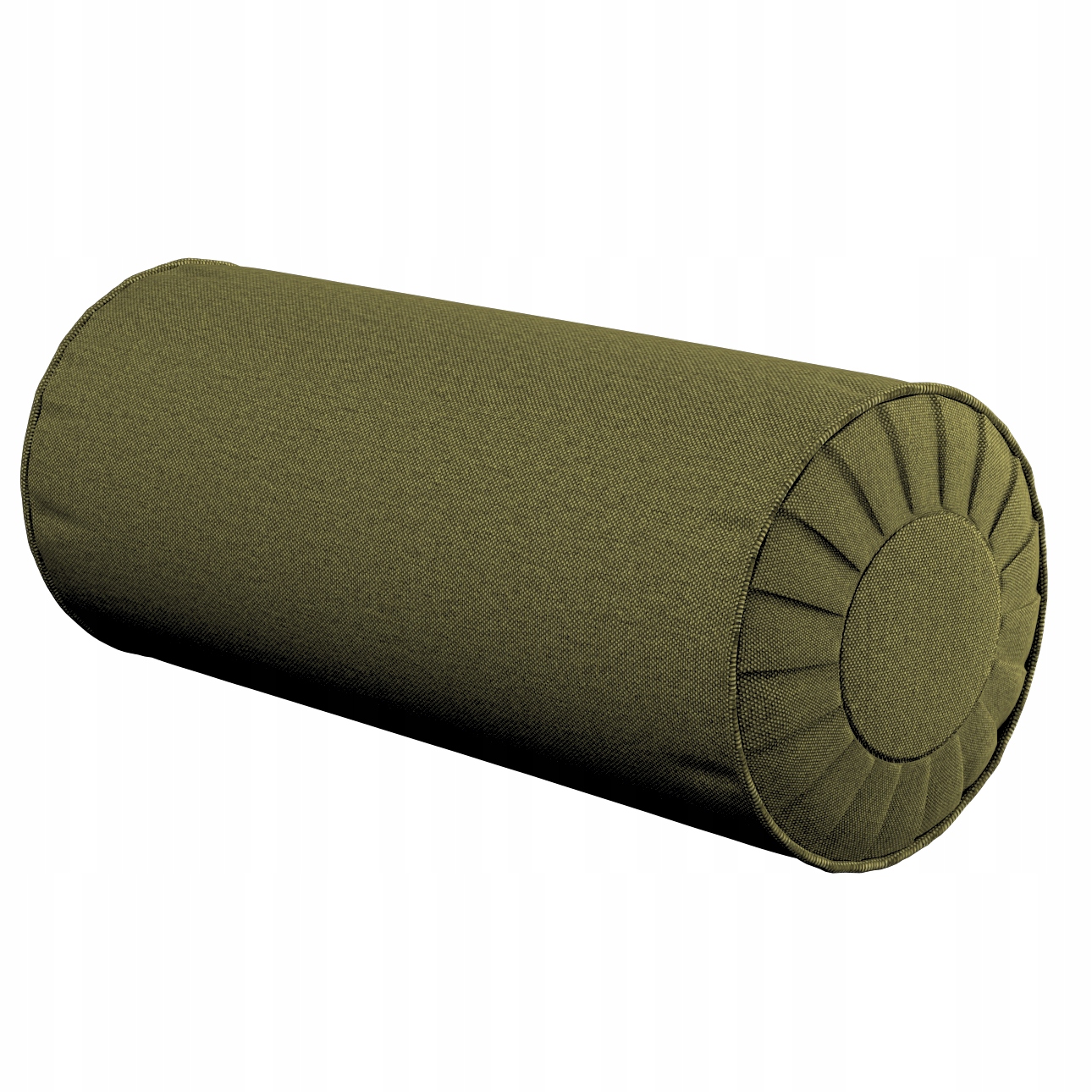 Dekoria Polštář váleček se záložkami, zelený