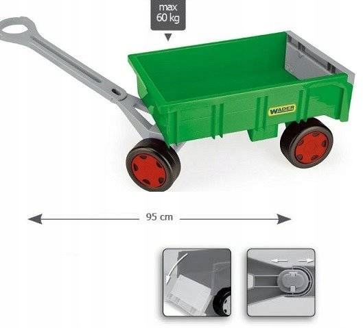 Wader 10915 Gigant Farmer wózek przyczepa zielony Marka Wader