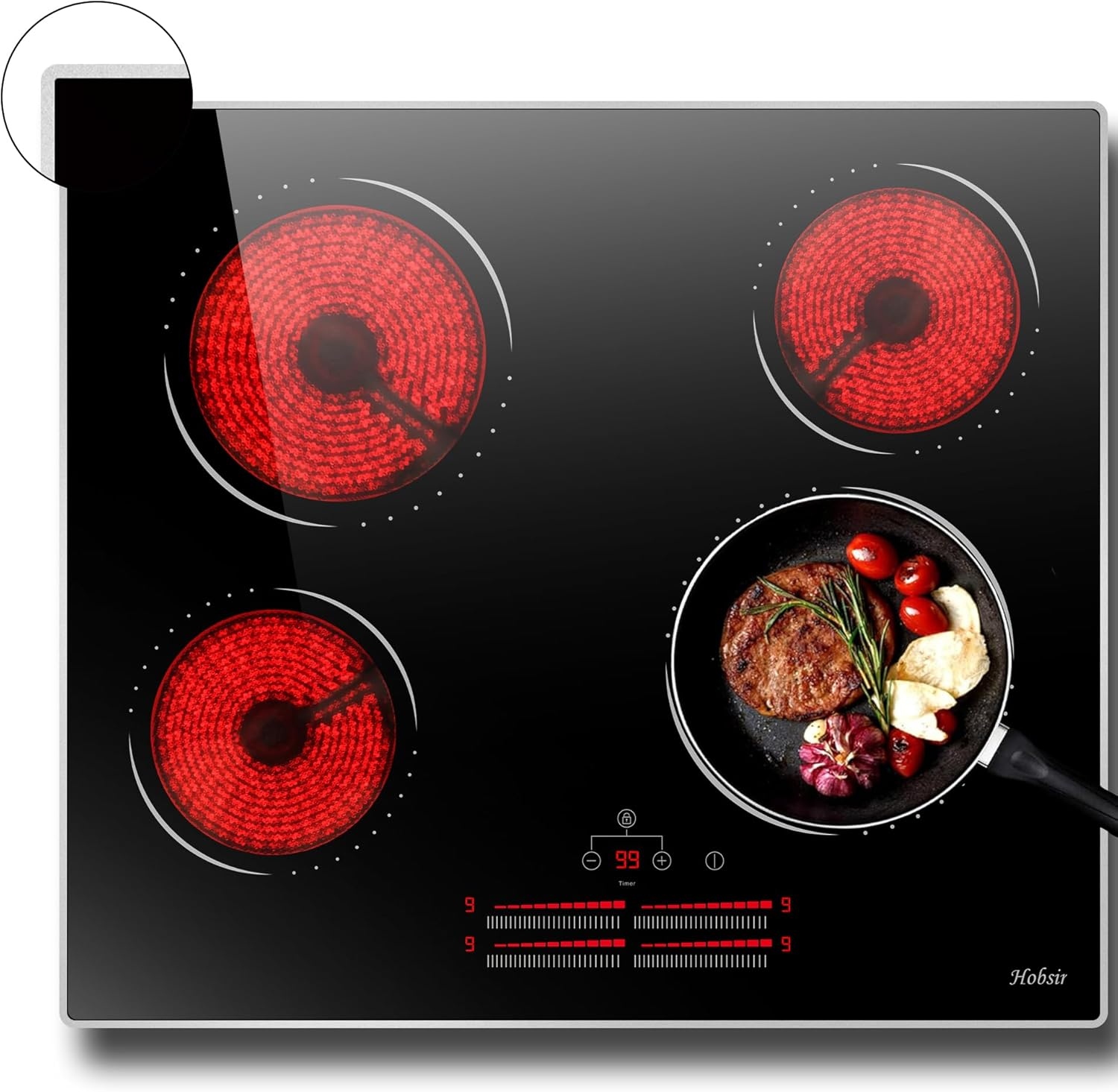 Hobsir HSC-D46063 keramická varná deska 60 cm 4 pole