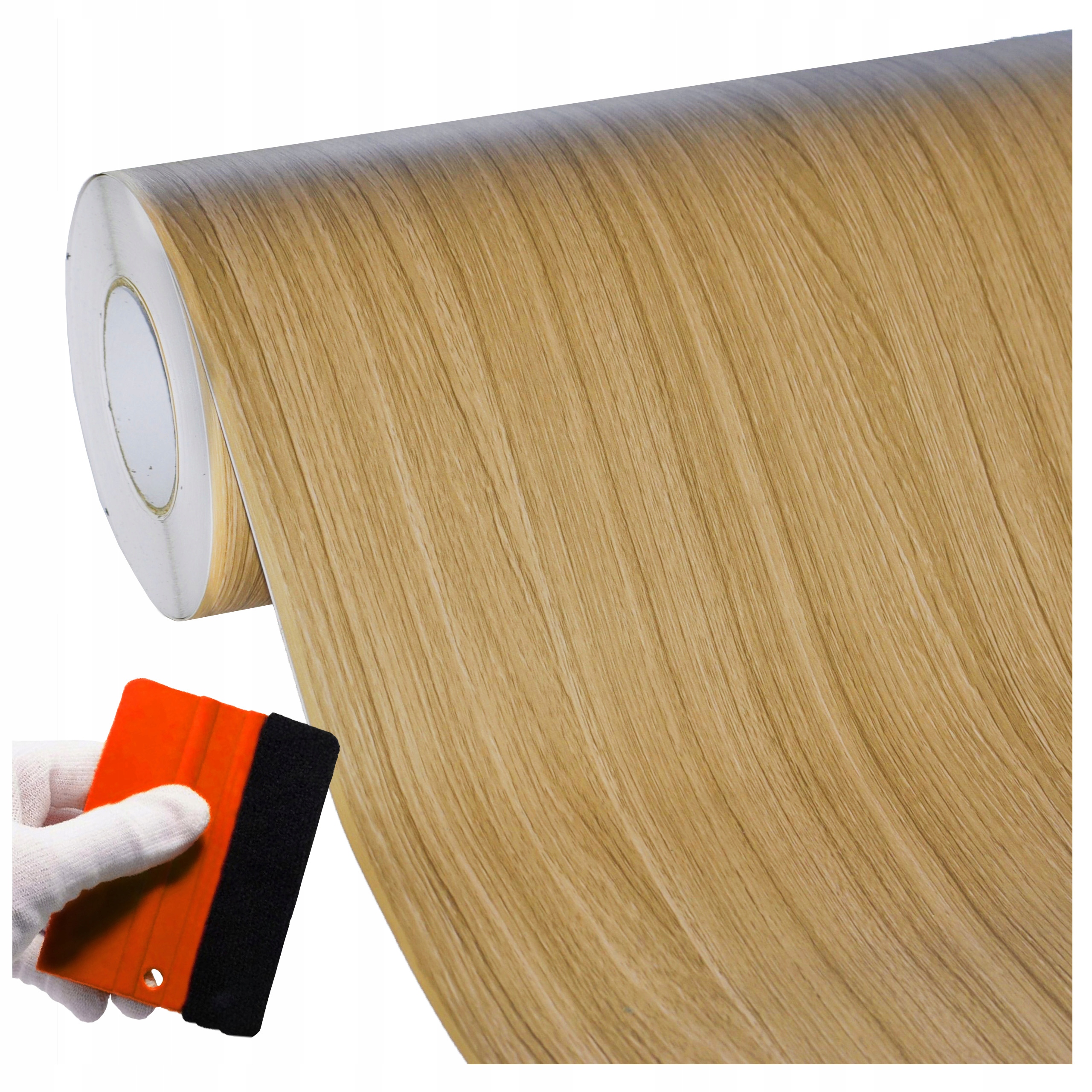 Nábytková dýha Samolepicí 122x400 cm Dveře Pracovní deska Silná struktura Dřevo