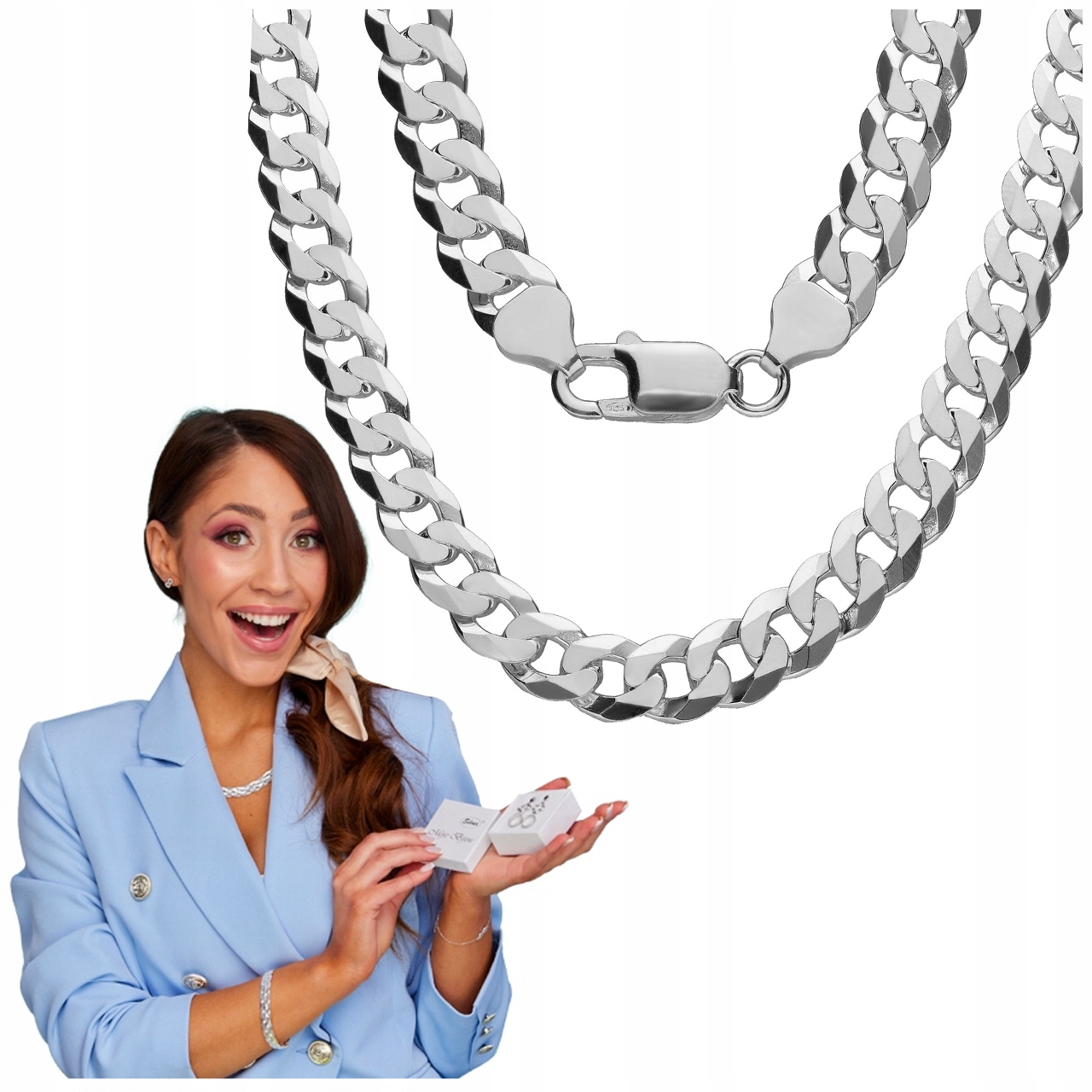 Pánský Řetězek Pancr Stříbrný Řetízek 50 cm