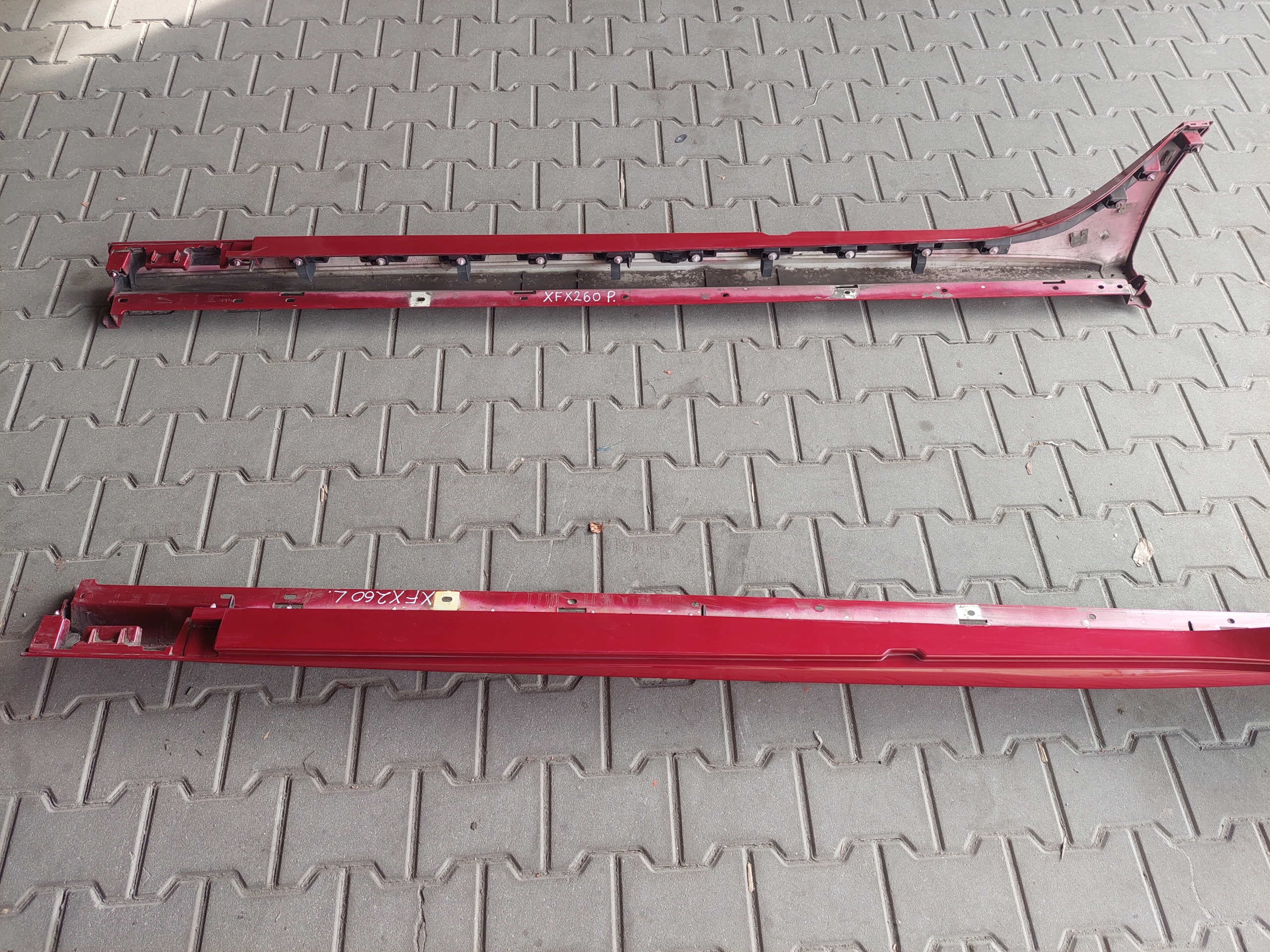 moulding left right threshold R-SPORT JAGUAR XF II X260