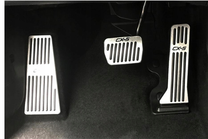 NAKŁADKI NA PEDAŁY MAZDA CX-5 BEZ WIERCENIA ALU AT EAN (GTIN) 4048547775735