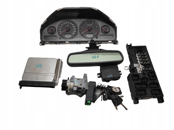 VOLVO S60 1 I 00- 2.4 D5 ZESTAW STARTOWY STEROWNIK 08677708