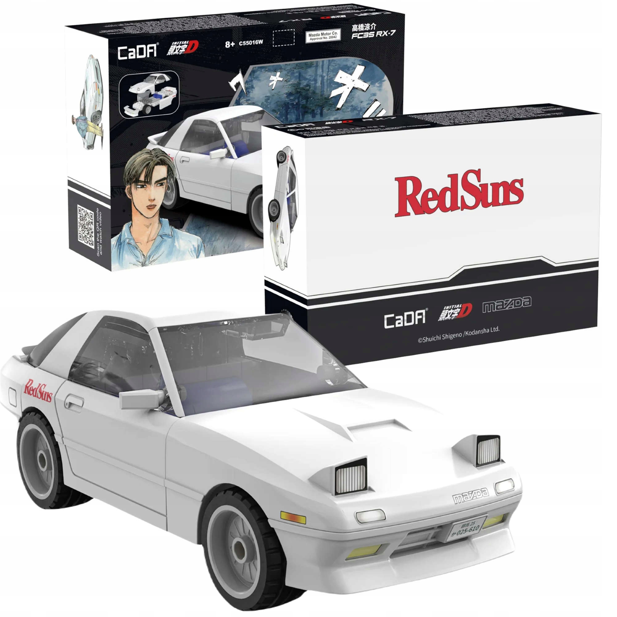 

Klocki Cada Mazda RX-7 FC3S Initial D 66 EL.1:35