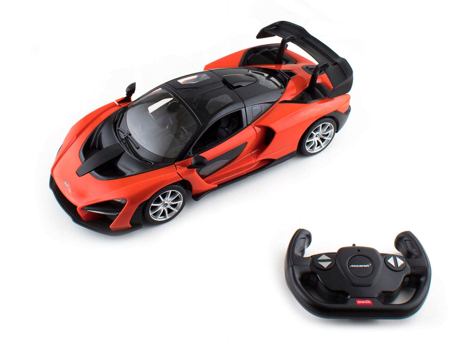 McLAREN SENNA 1-14 RASTAR ŚWIATŁA OTWIERANE DRZWI Skala 1:14