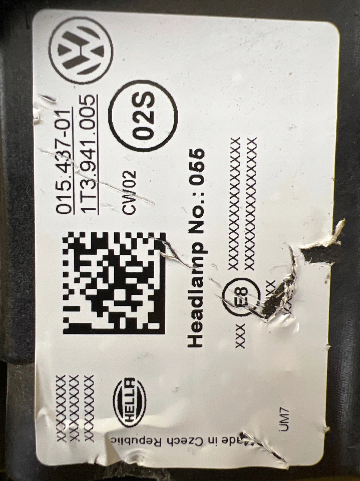 light left VW ID Buzz Full Led 1T3941005