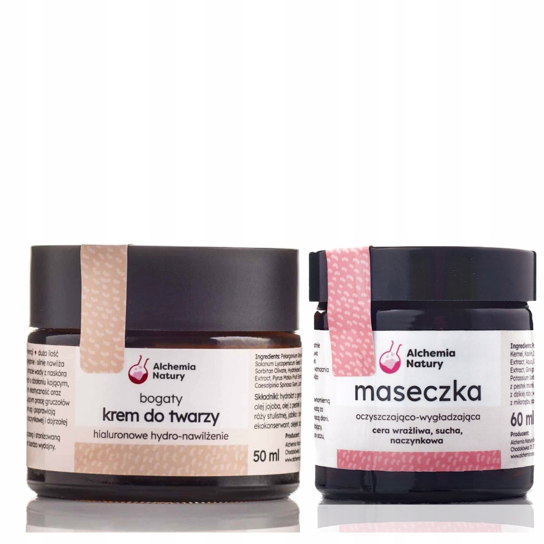 Kosmetyki naturalne Krem do twarzy i maseczka Cera delikatna wrażliwa sucha