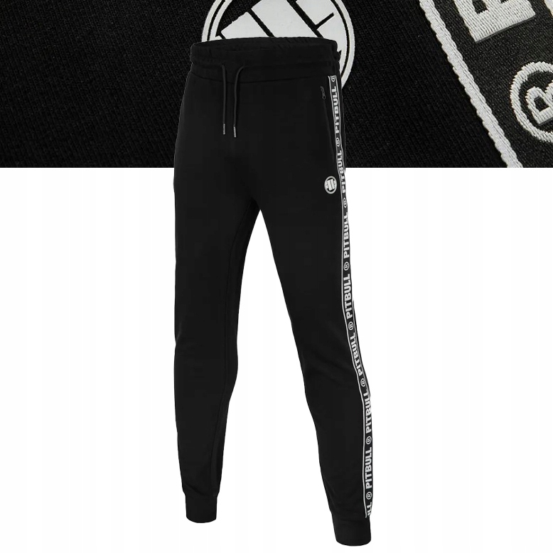 

Męskie Spodnie Dresowe Pitbull Tricot Sportowe