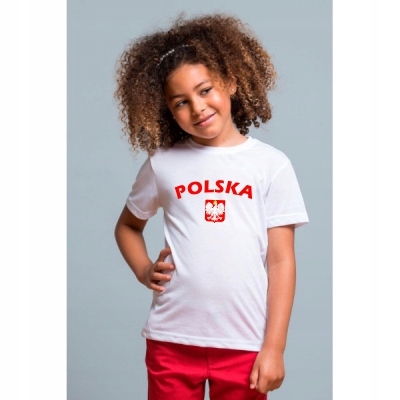 

Koszulka Dziecięce Polska 100% Bawełna r.104