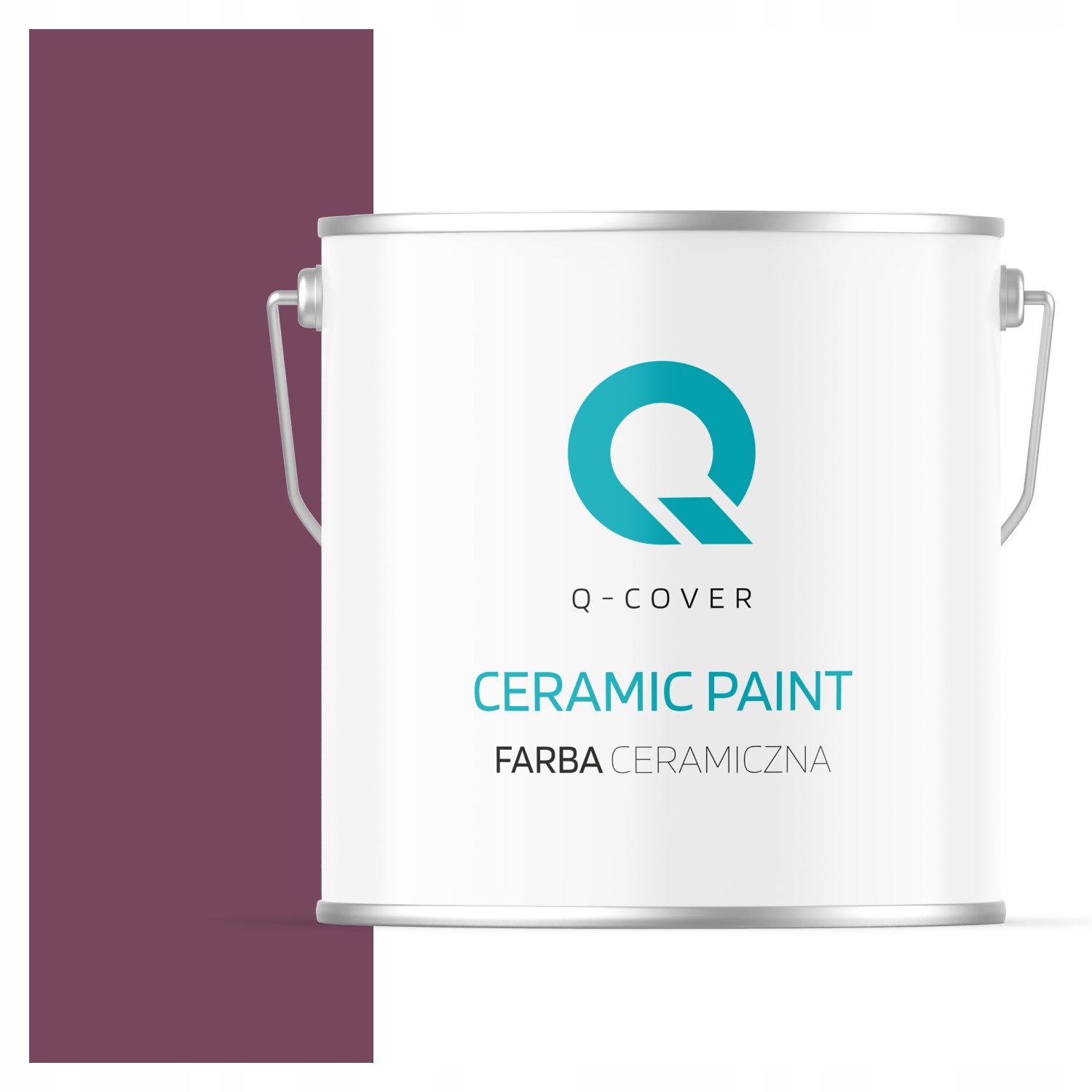 Keramická Farba Na Stenu Bordová H2809 5L Mat Poľský Výrobca