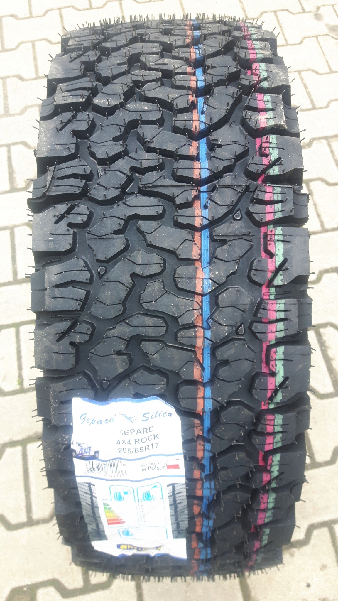 4x OPONY 265/65R17 ROCK 4x4 GEPARD KOMPLET M+S AT EAN (GTIN) 5903726822237