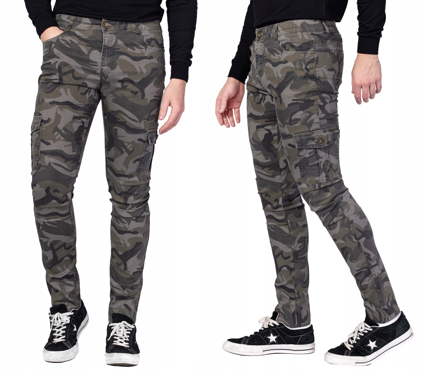 

Spodnie Męskie Moro Bojówki Wojskowe 4808 r 84 cm