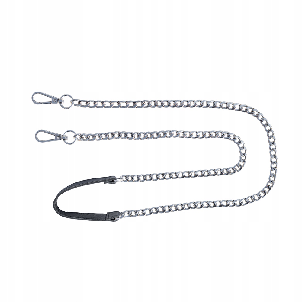 SREBRNY ŁAŃCUSZEK DO TOREBKI ELEGANCKI PASEK Marka Vera Pelle