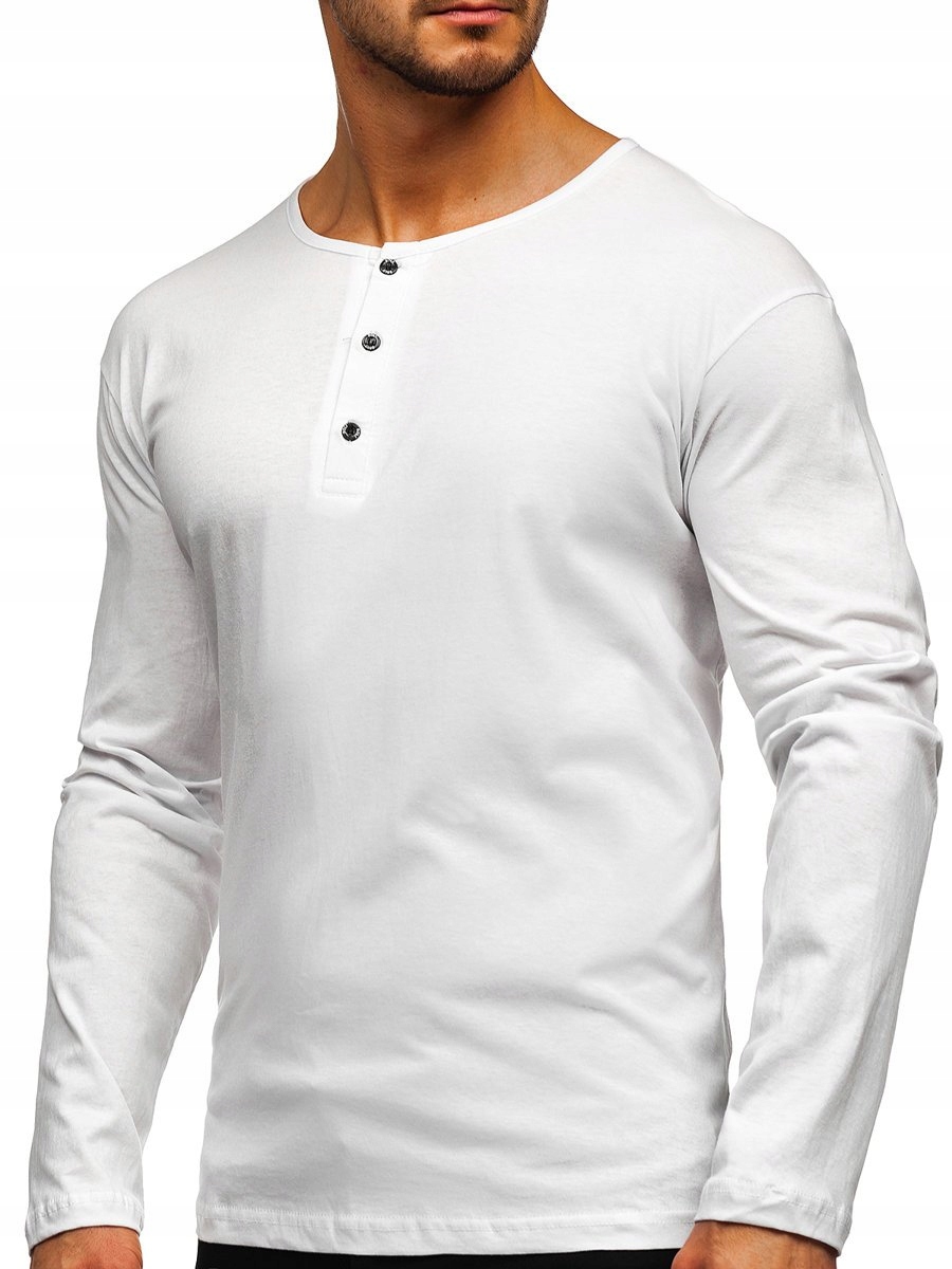 

Longsleeve Męski Koszulka Biała 1114 ROZMIAR_2XL