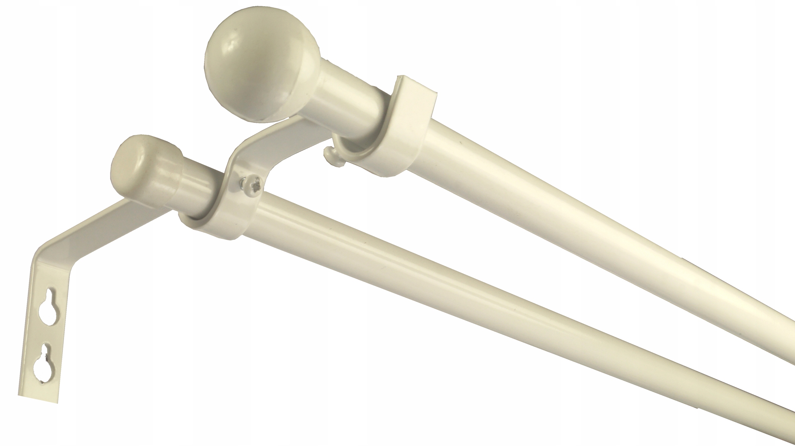 

Karnisz Pro metal fi16 podwójny 260 cm bez kółek