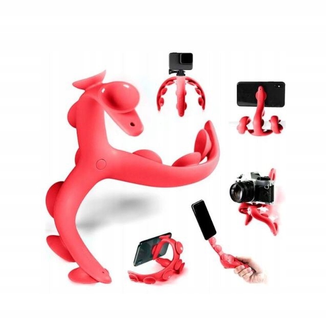 SELFIE STATYW UCHWYT TRIPOD ELASTYCZNY PRZYSSAWKI