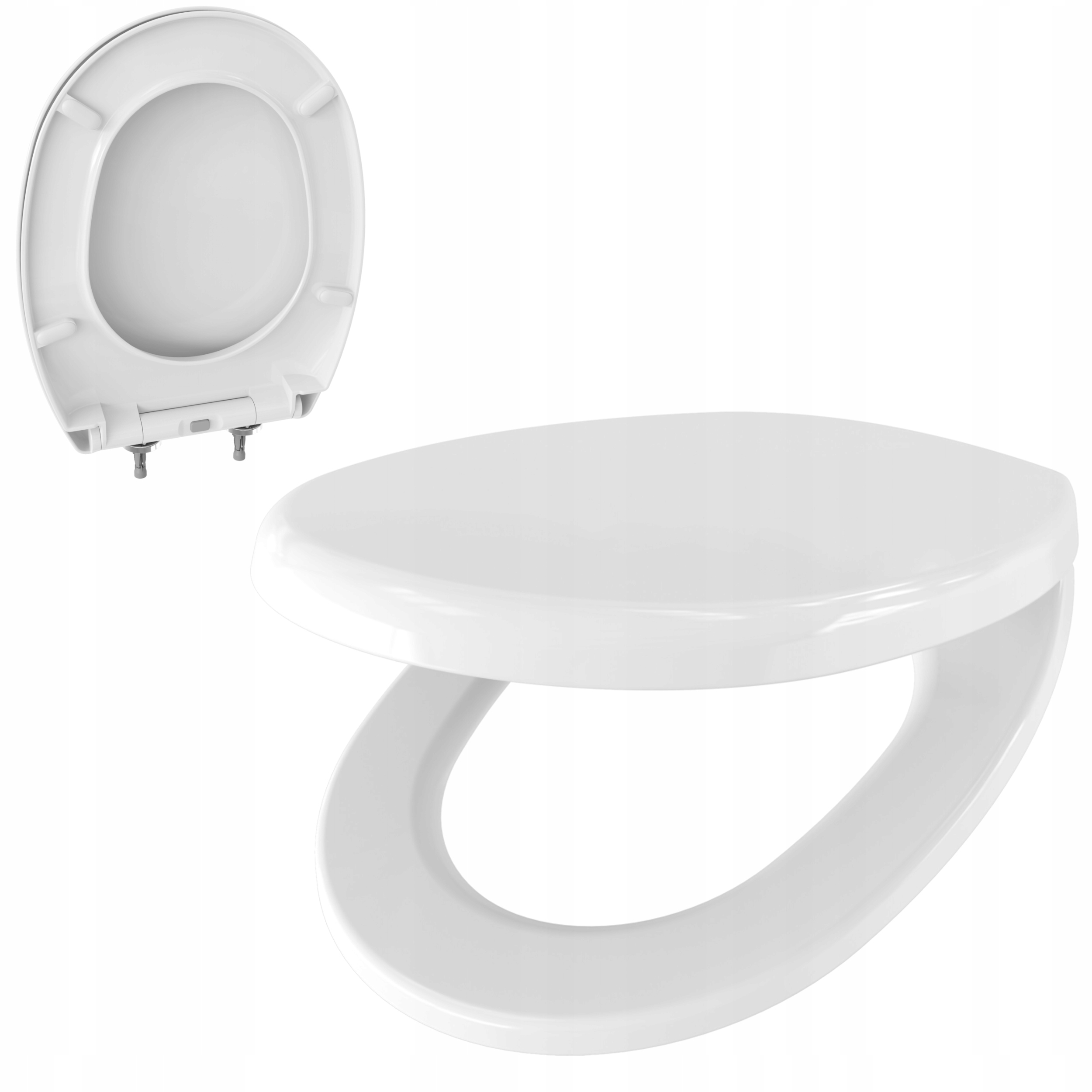 

Deska sedesowa Wc Twarda Klapa Pokrywa Wolnoopad