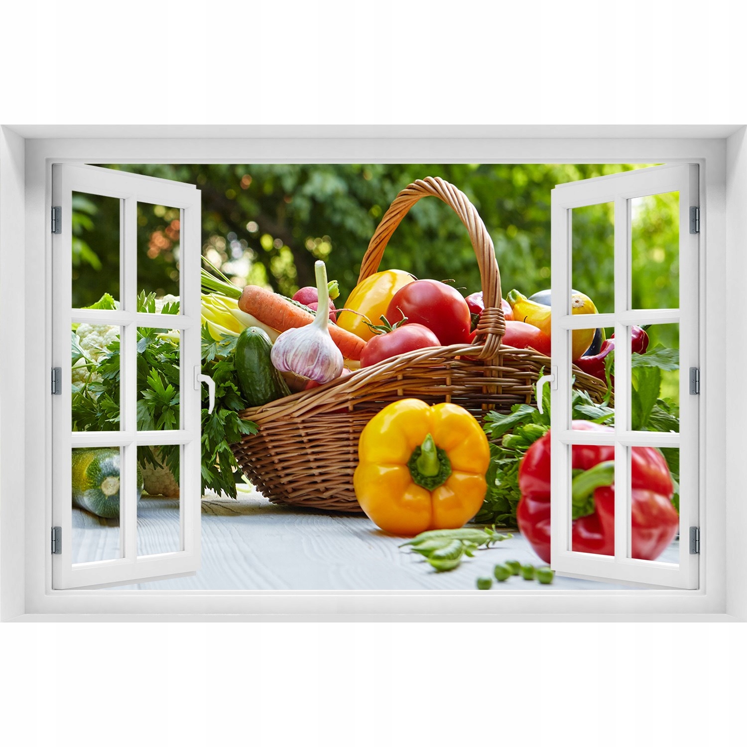 

Samoprzylepna Naklejka ścienna Kosz warzyw 120x80