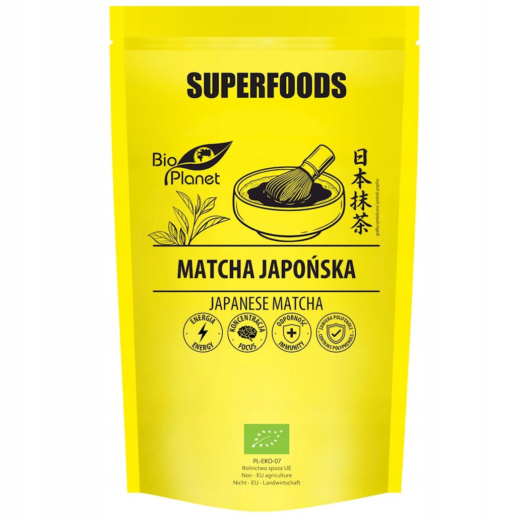 Levně Čaj Zelený Matcha Bio (japonský) 100 g Bio Planet Superfoods