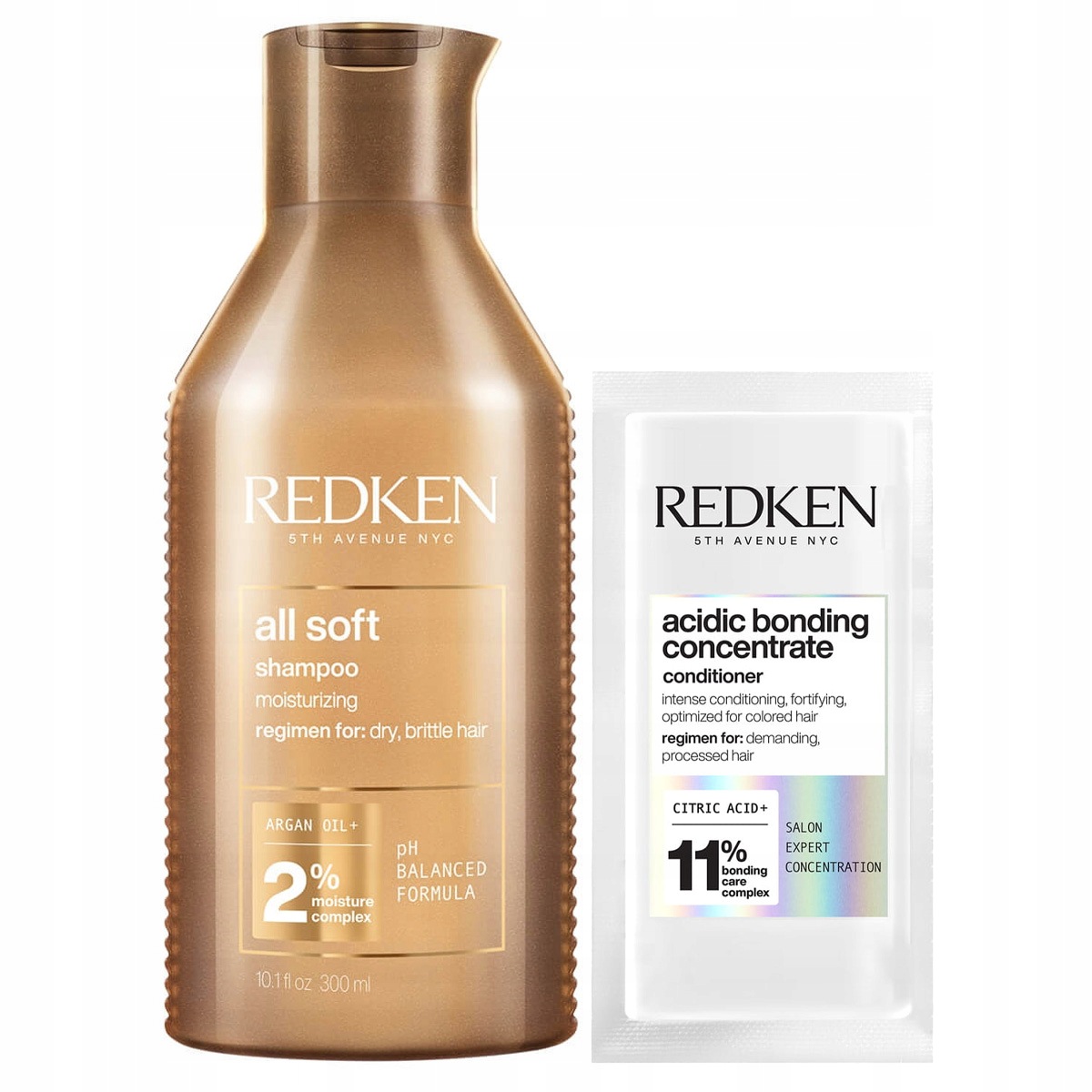 Redken All Soft Shampoo šampon pro suché a poškozené vlasy, hydratace 300 ml