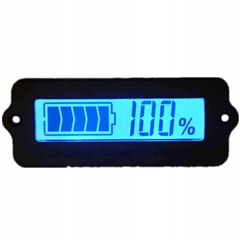 Wskaźnik LCD Naładowania Akumulatora 12V
