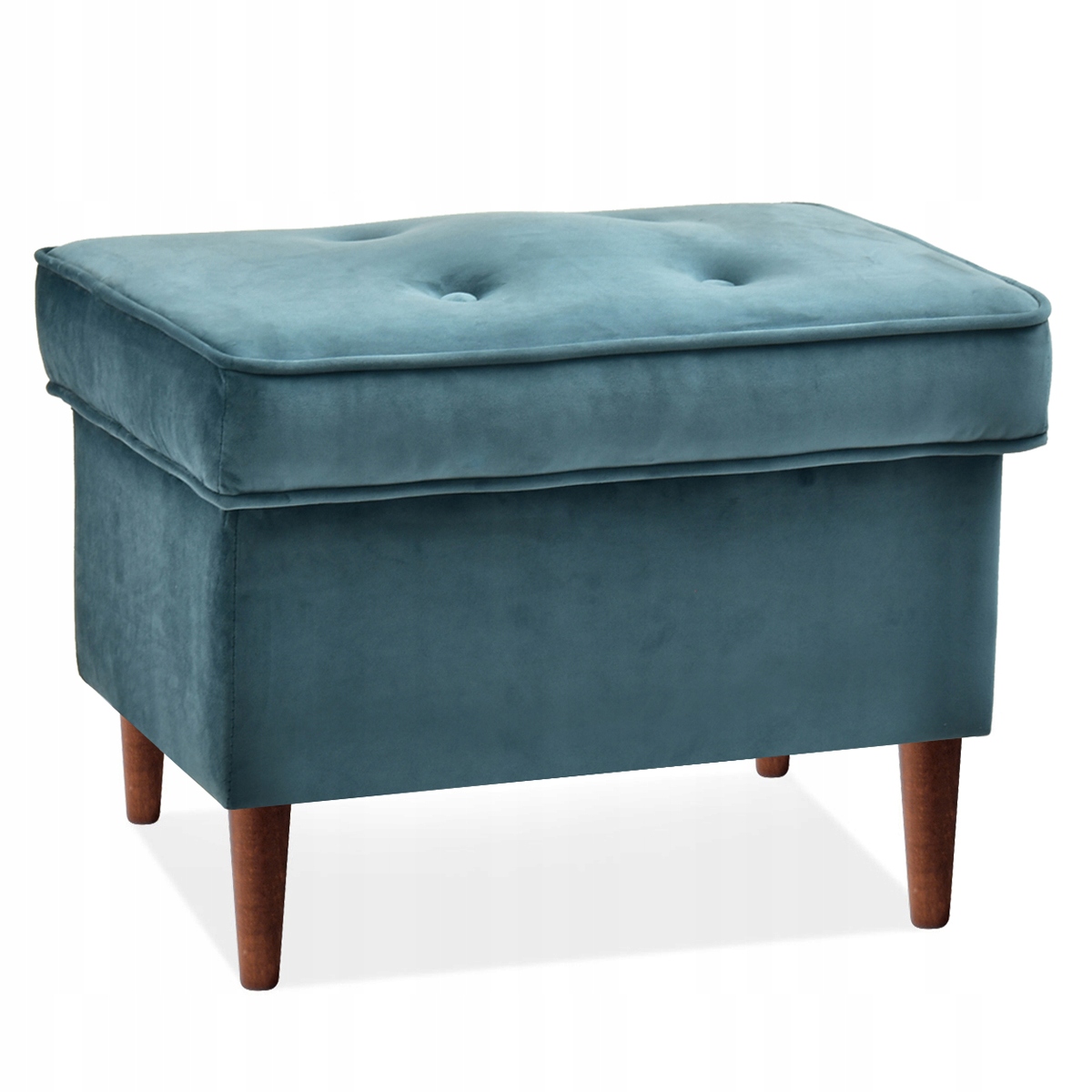 STYLOWY PODNÓŻEK PIKOWANY GUZIKAMI MALMO MORSKI