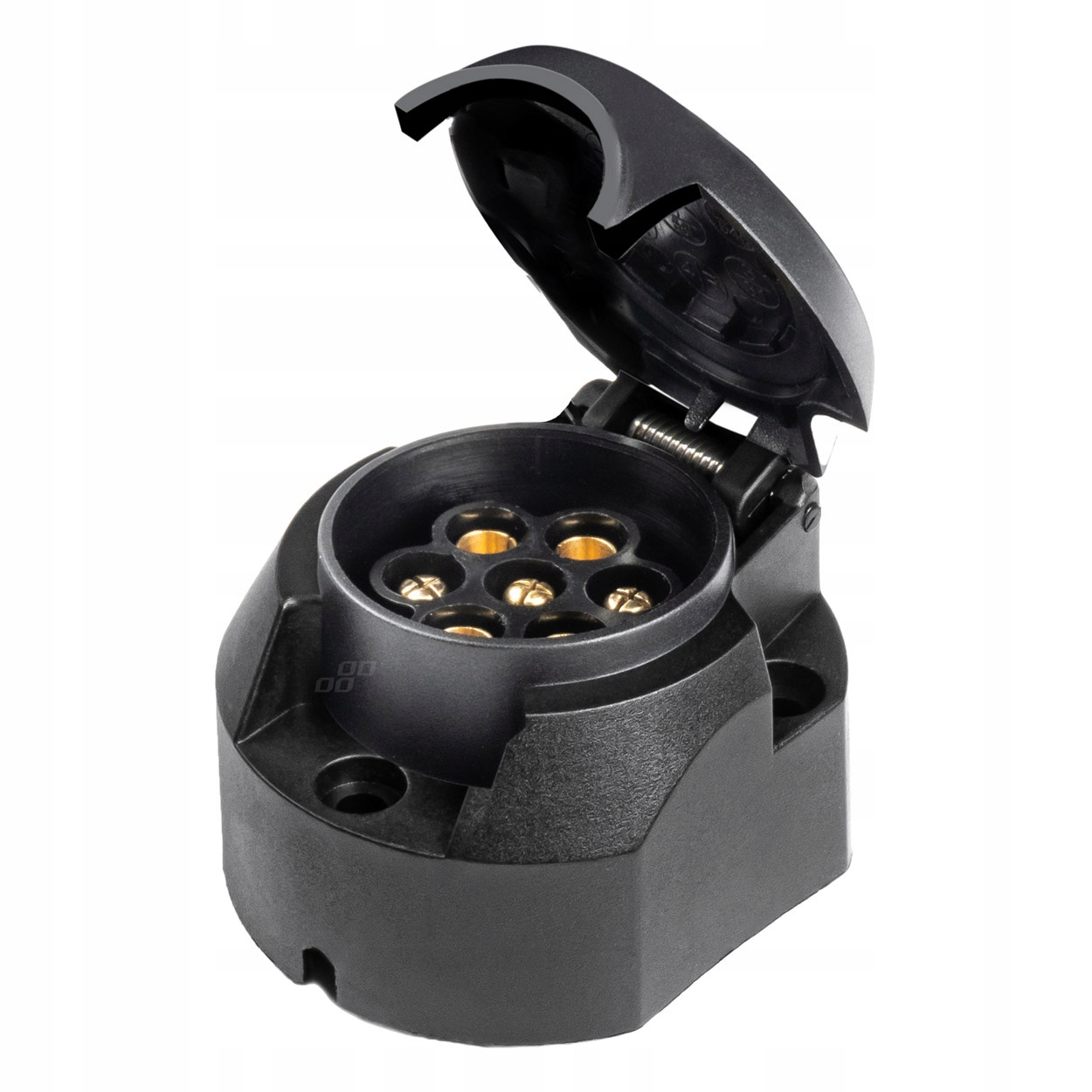 GNIAZDO PRZYCZEPY HAKA PLASTIKOWE 7/12V 7 PIN