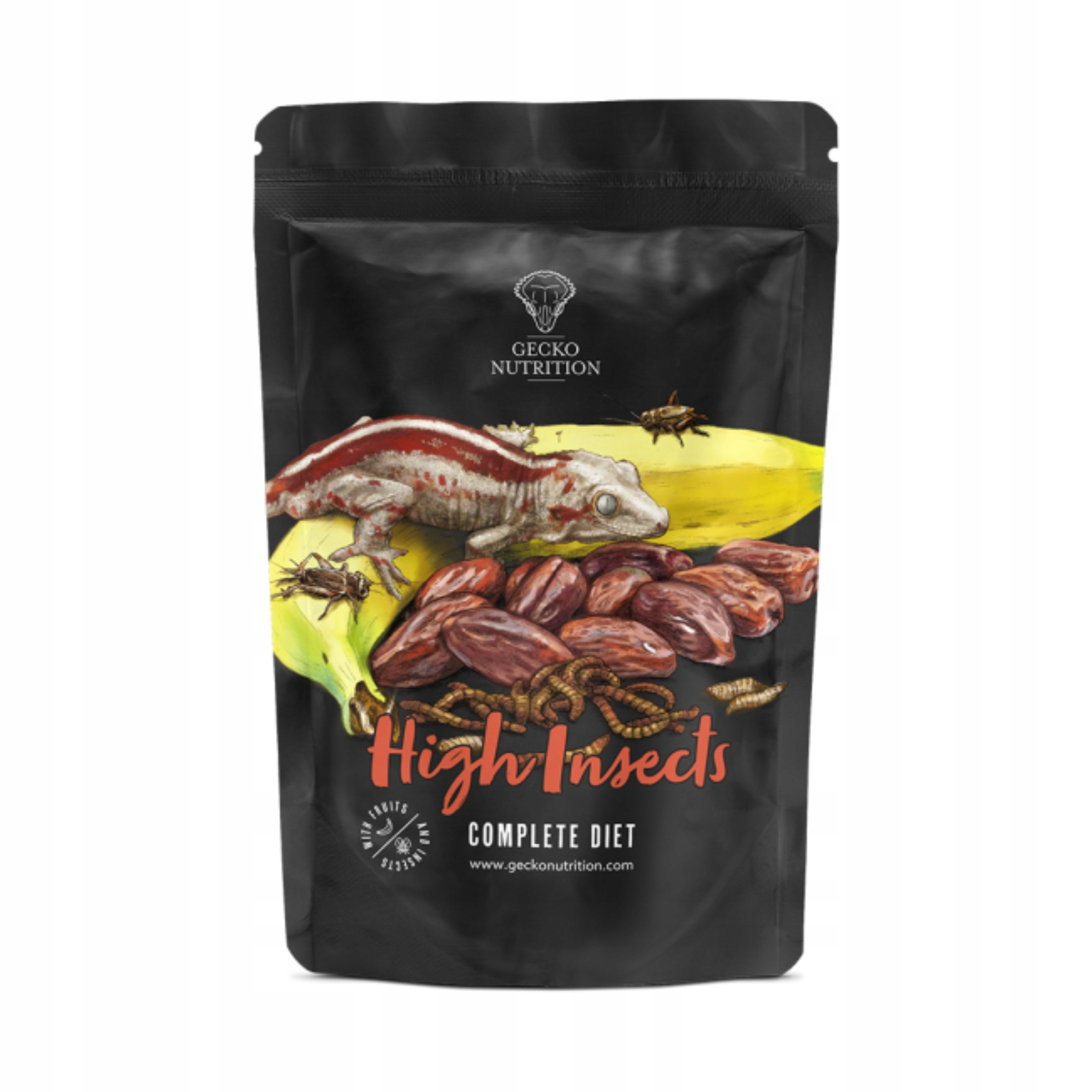 Levně Gecko Nutrition Banán hmyzu krmivo: gekon otřesený, felsuma 50 g