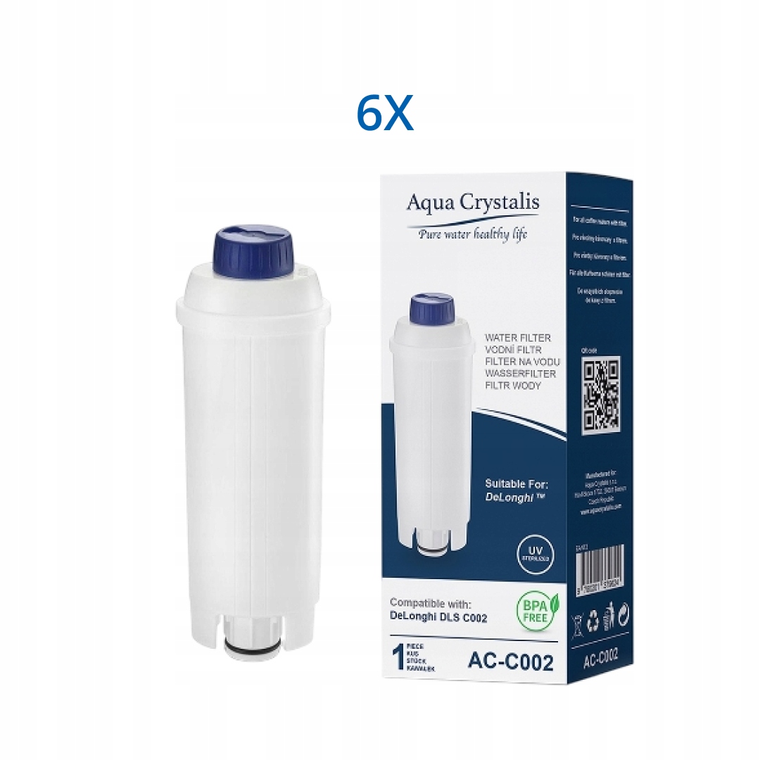 Vodní filtr Aqua Crystalis AC-C002 do kávovarů značky Delonghi