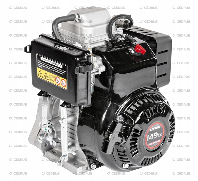 Silnik Loncin Wał Poziomy Z Gwintem 149CM LC165F-3H-A GX120 Ubijak Belle Gx