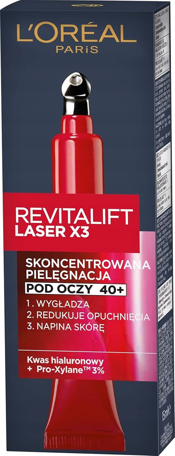 L'Oreal Paris Revitalift Laser X3 oční krém proti vráskám 15 ml