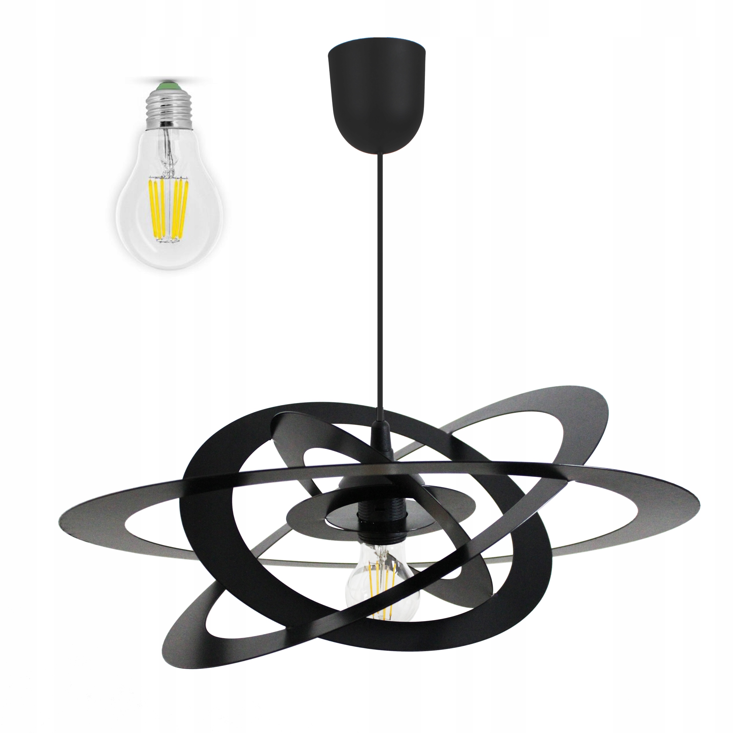

Lampa Sufitowa Plafon Żyrandol Loft Edison Led