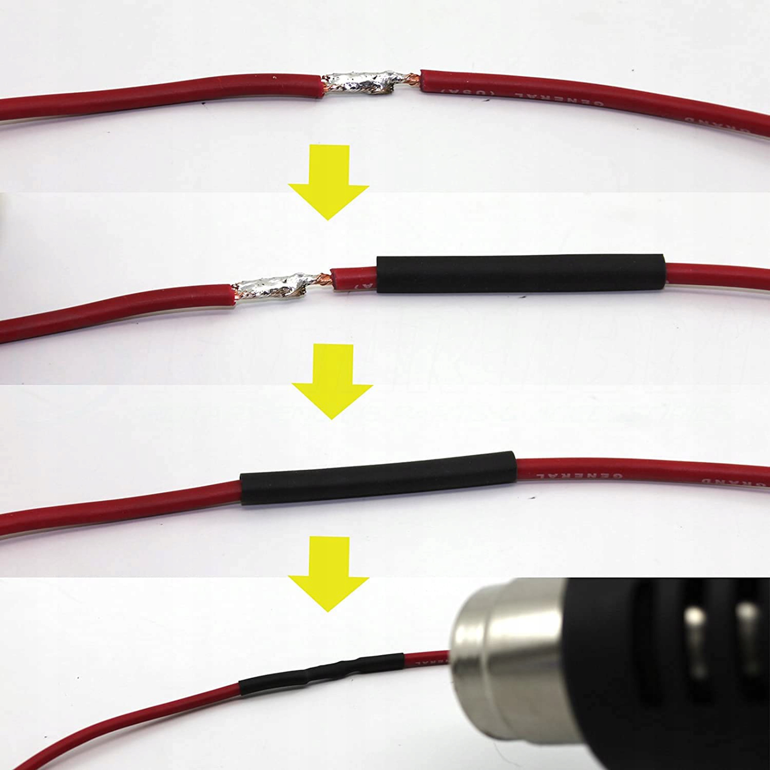 KOSZULKA TERMOKURCZLIWE Z KLEJEM RURKI ZESTAW 328 Materiał EVA