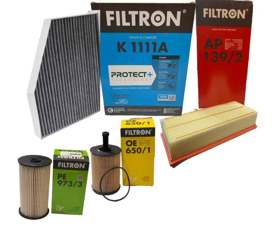 OE650/1 AP139/2 - Комплект фільтрів FILTRON VW GOLF V VI AUDI A3 TDI