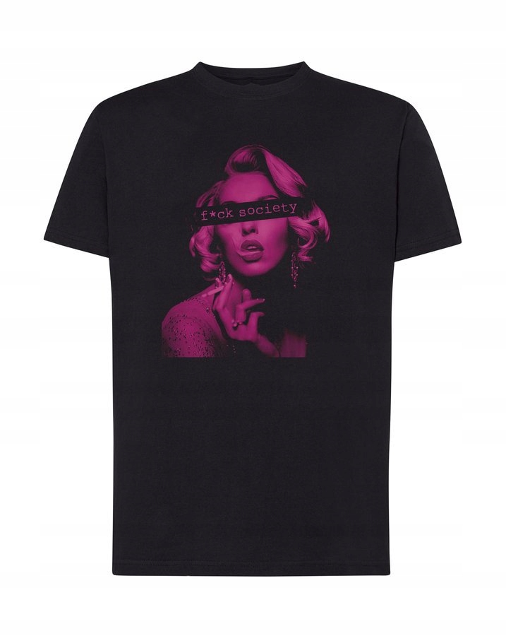 

Koszulka męska F*ck Society, czarna 5XL