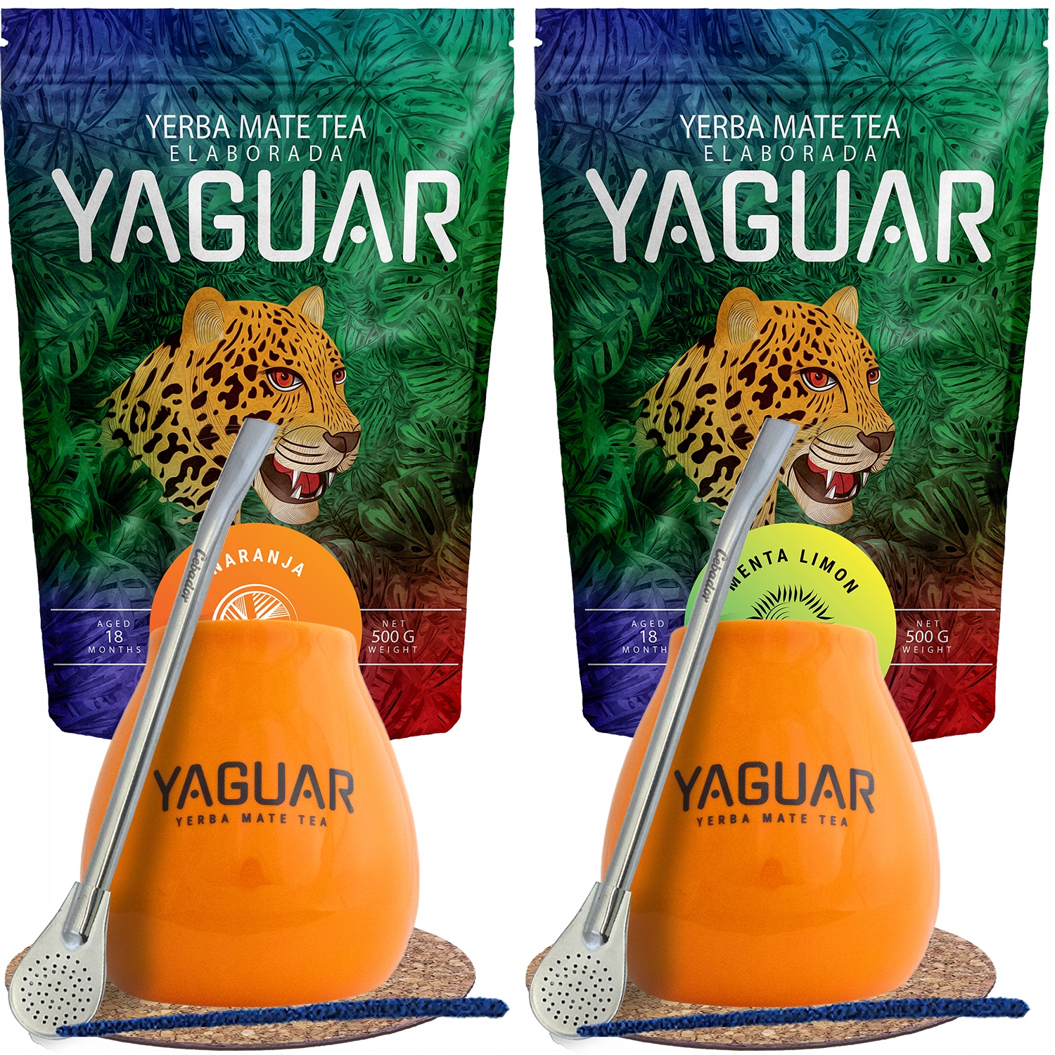 Levně Sada pro dva Yerba Mate Tykwa Bombilla 2x500g