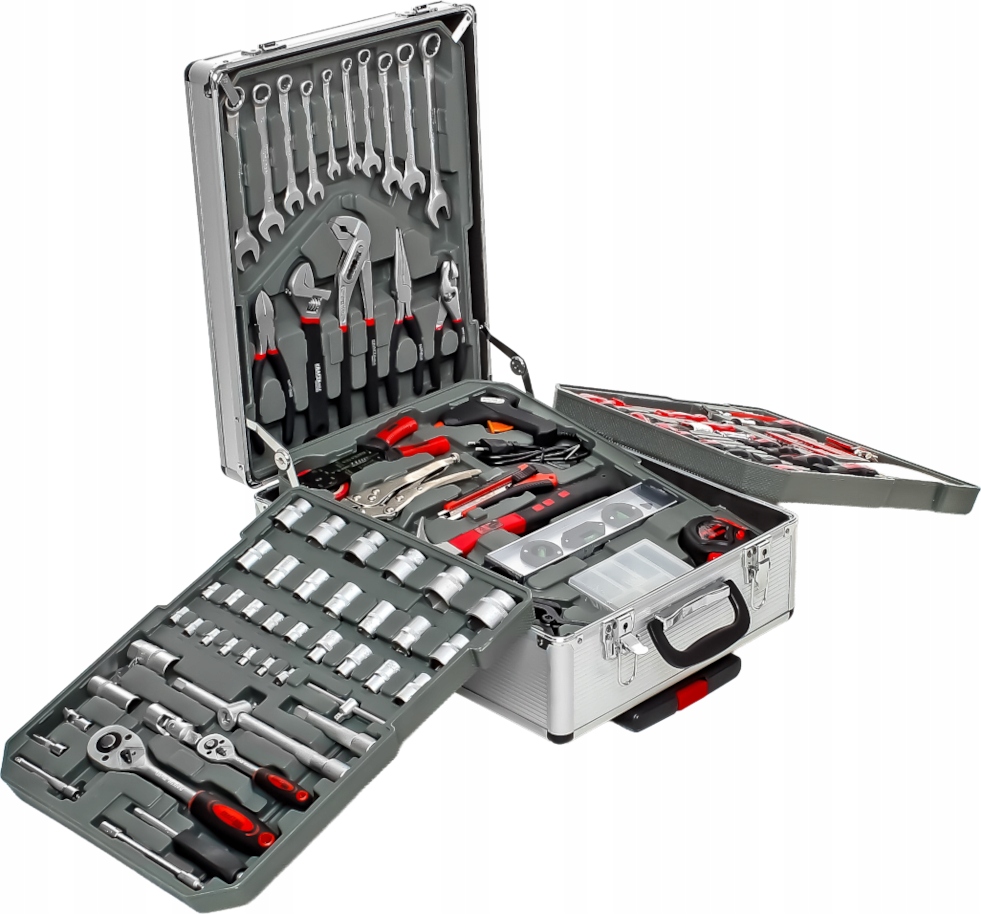 Klíče Sada 188 dílů KD314 Hliníková taška Kraft&Dele KD314