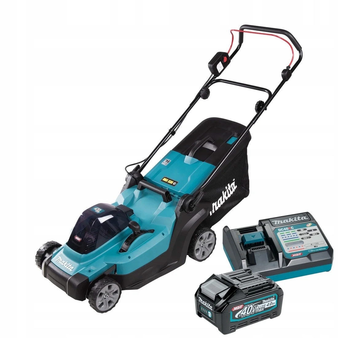 Makita LM004GM103 akumulatorowa kosiarka 43cm 50L 740W Xgt 40Vmax XPT+1x 4.