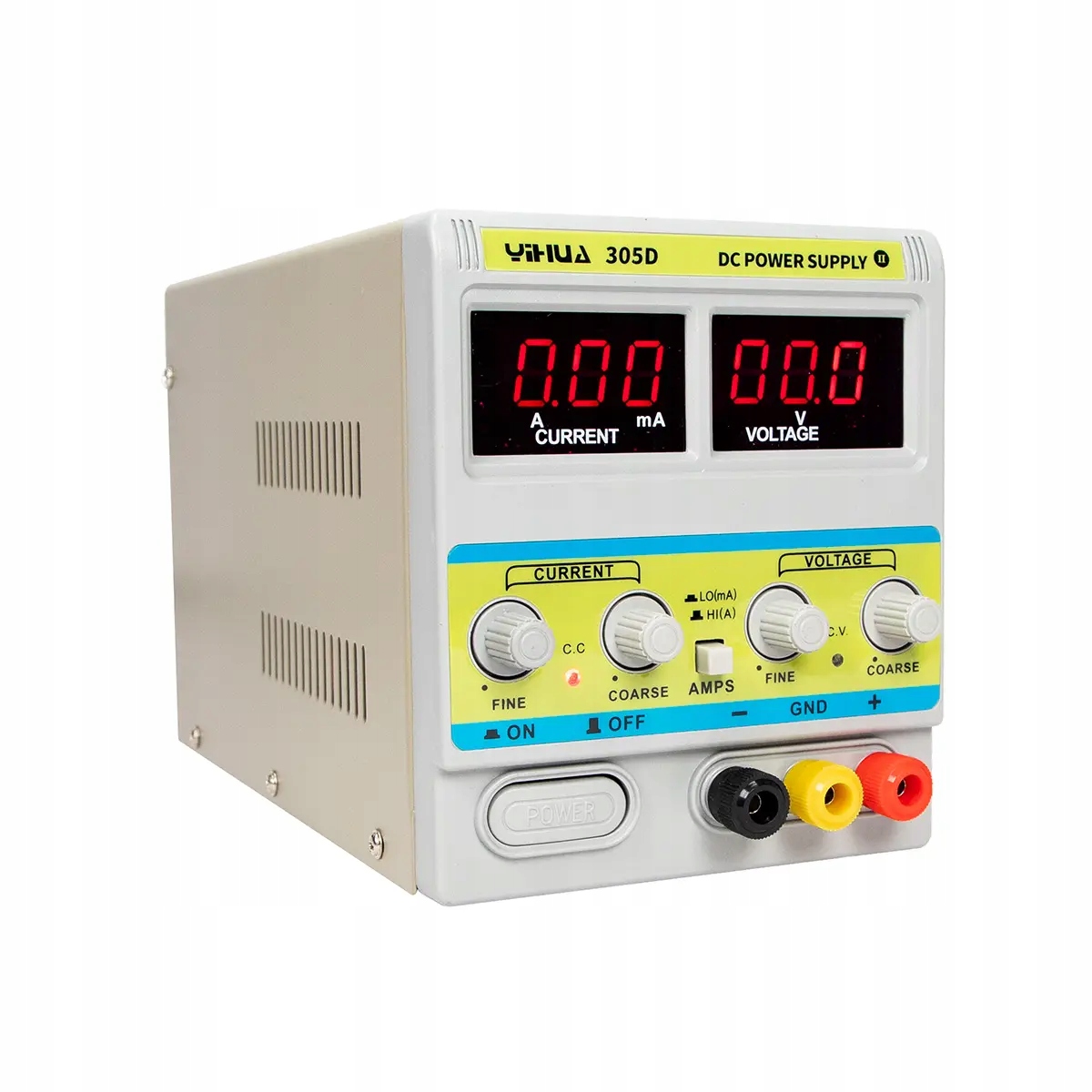 Laboratórny napájací zdroj 30V 5A 150W CV/CC Led Yihua 305D lineárny nastaviteľný